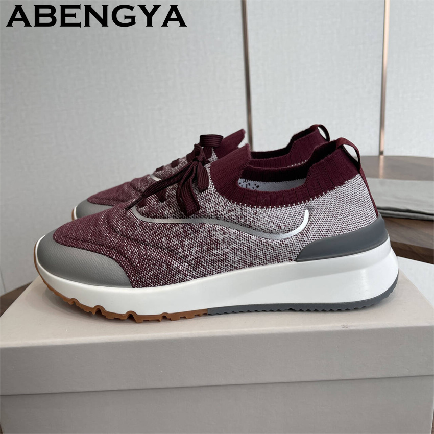 Men New Multicolour Knitted lo – Loafer Slip On Men recenzja i cena